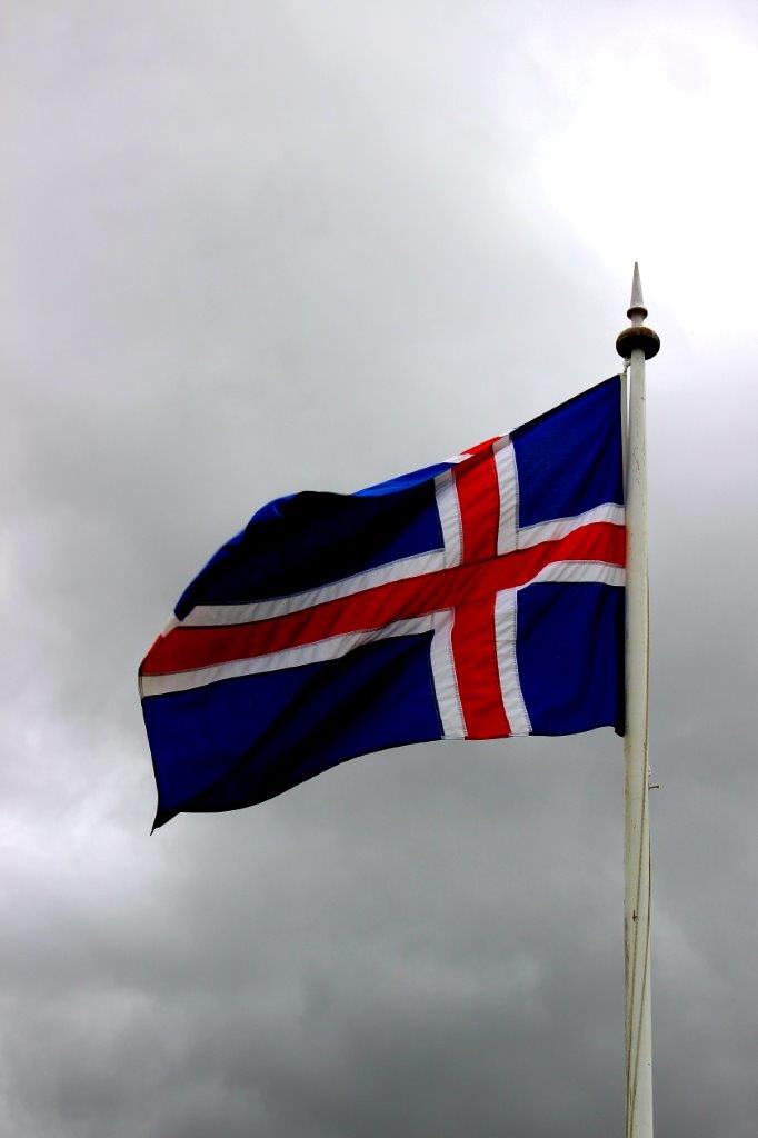 Island Flagge