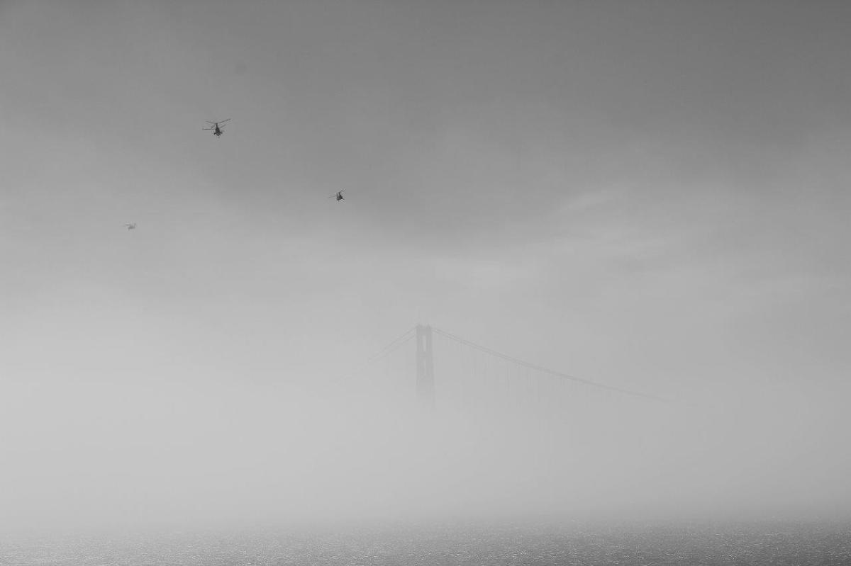 Golden Gate im Nebel IX
