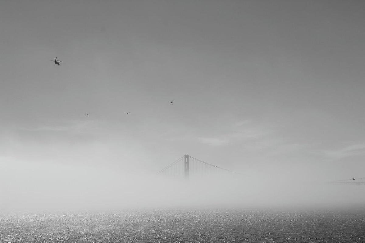Golden Gate im Nebel VII