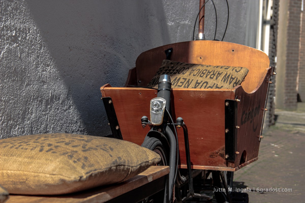 Früher Transportmittel für Kaffee-Säcke