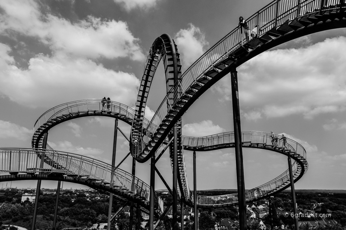 Tiger and Turtle - Achterbahn aus Stahl
