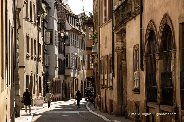In den Gassen von Straßburg
