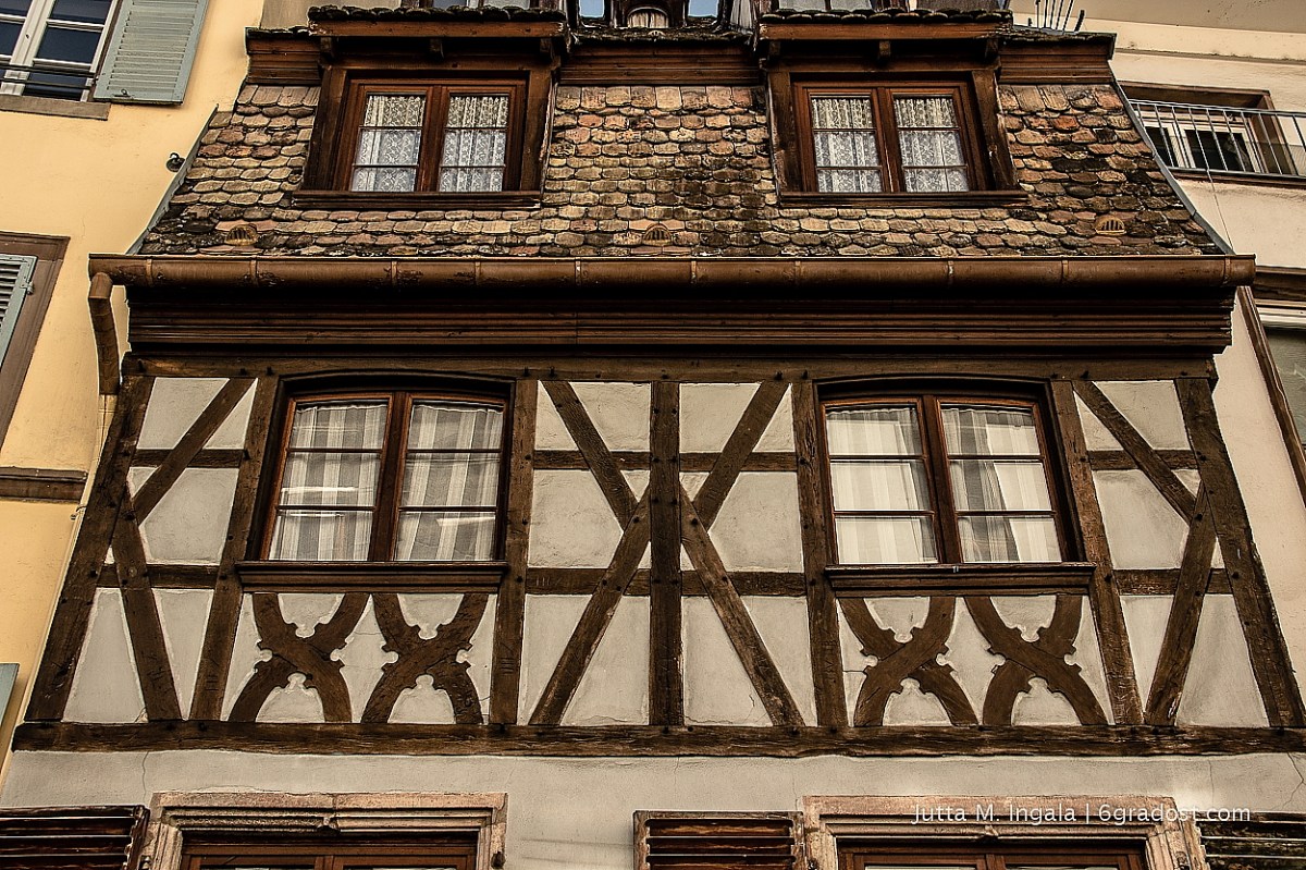 Aufwändiges Fachwerk