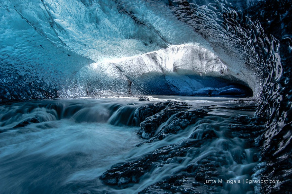 Unterirdischer Wasserfall