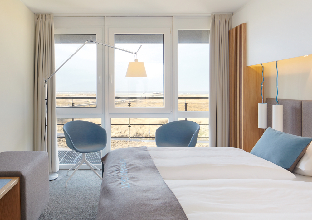 Meerblick-Zimmer, StrandGut Resort, St. Peter-Ording