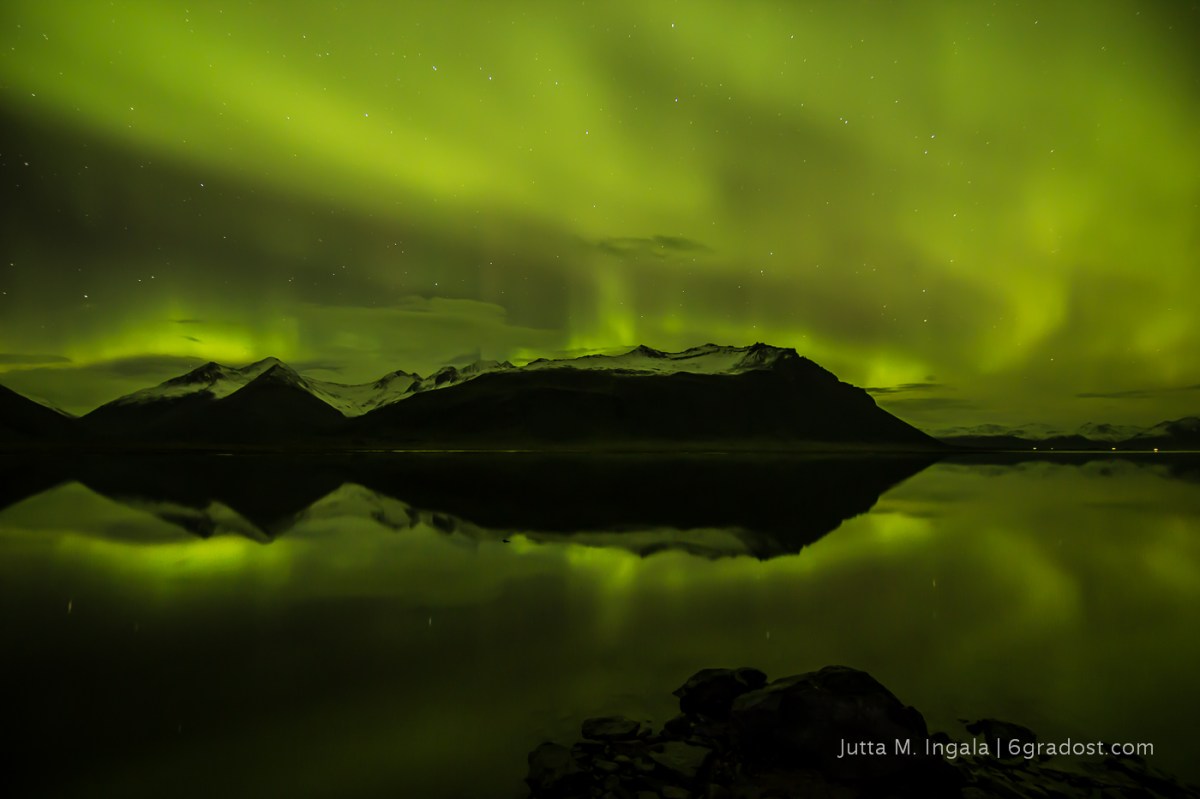Nordlichter über Papafjörður