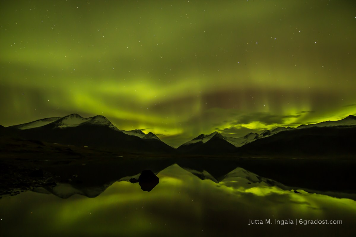 Nordlichter über Papafjörður