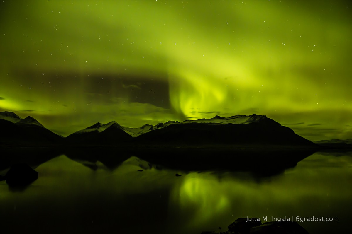 Nordlichter über Papafjörður