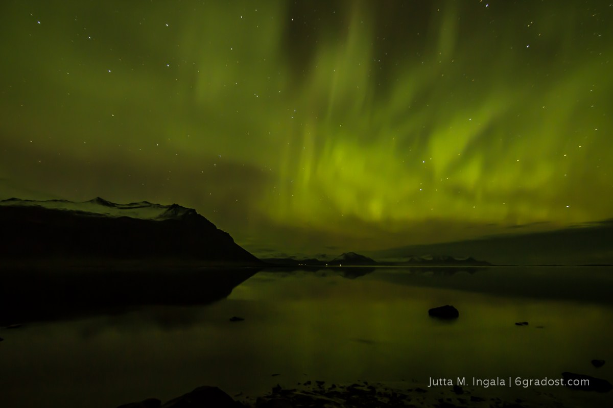 Nordlichter über Papafjörður