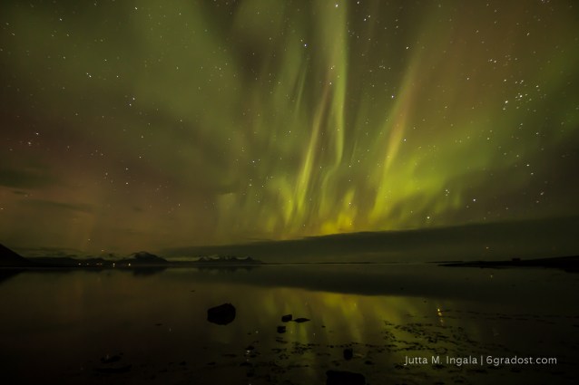 Nordlichter über Papafjörður