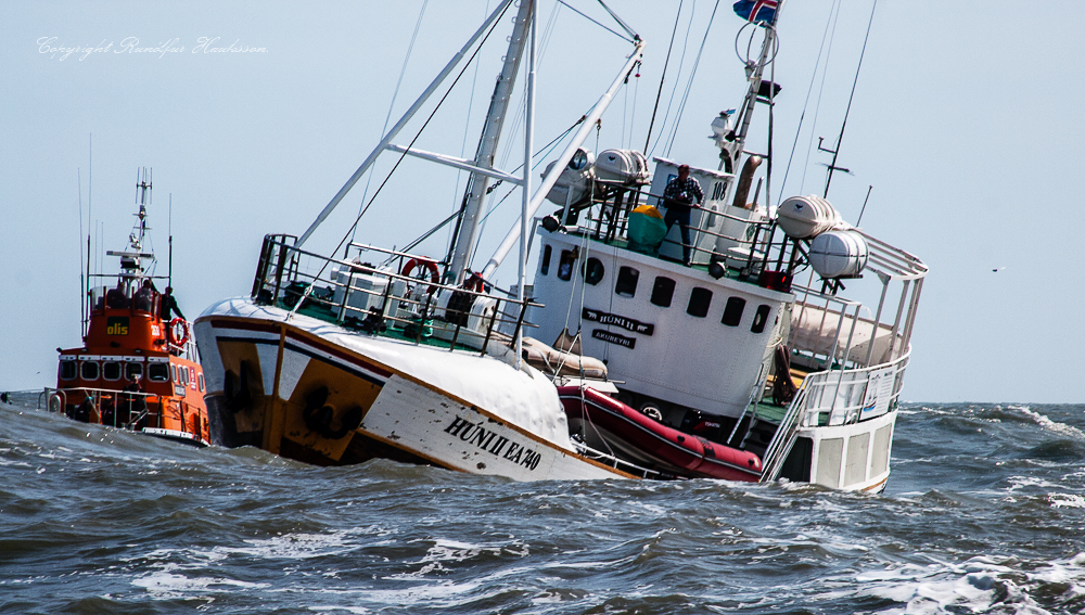 Wenn die See rau ist - Copyright Runólfur Hauksson