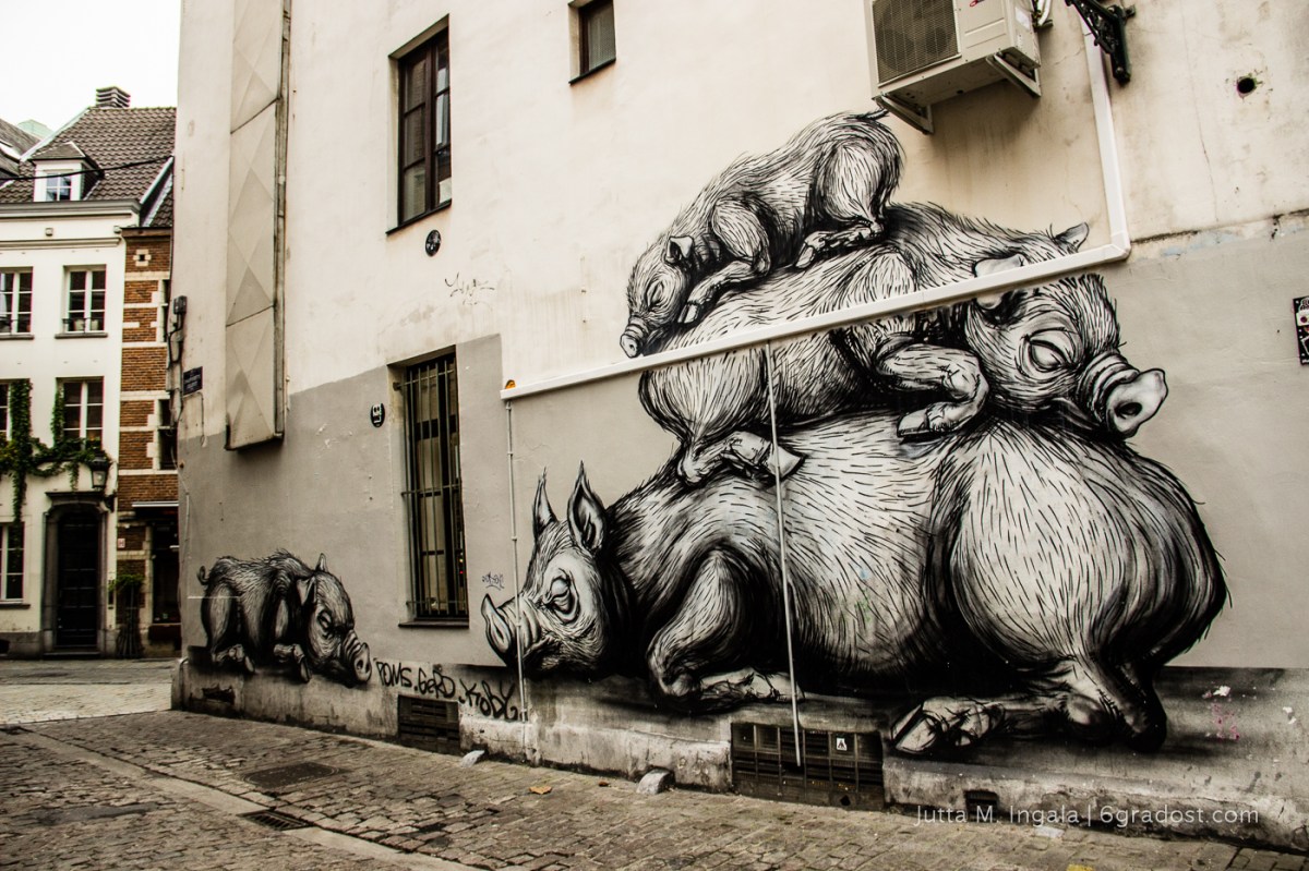 Streetart von ROA