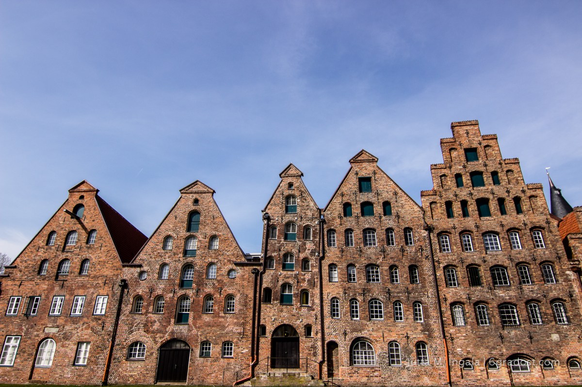 Mittelalterliche Salzspeicher an der Trave