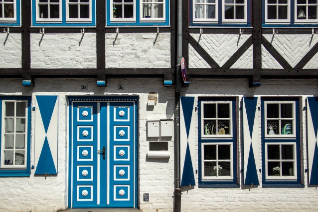 Blau und Weiß wie der Himmel und die See