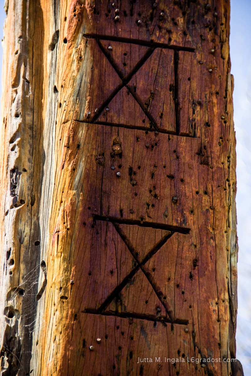 Ziffern zeigten den Tiefgang an