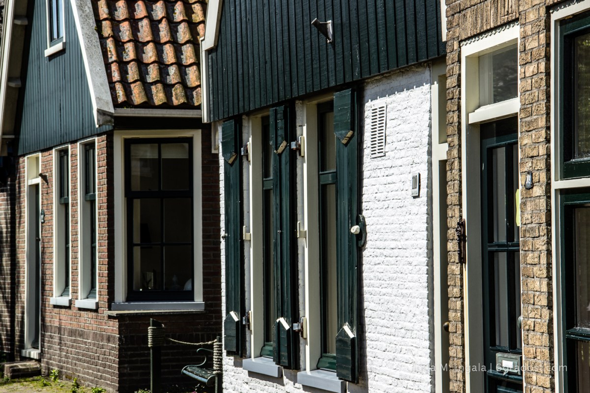 Fensterläden: "echt Hollands"