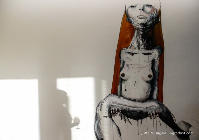 Mural von Dave de Leeuw mit Schatten II