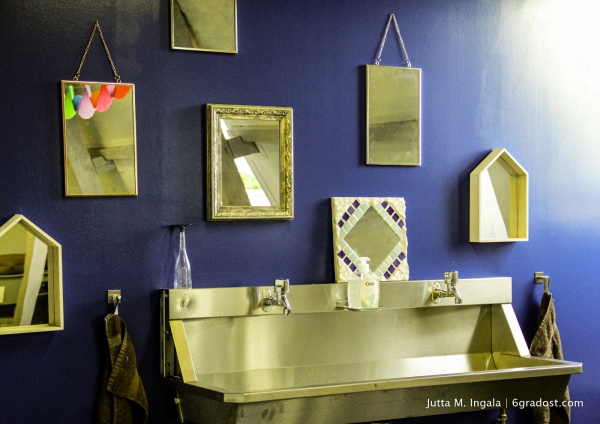 Kreativ-Werkstatt auf dem Dachboden