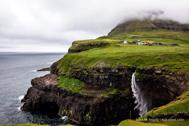Gásadalur, das Gänsetal