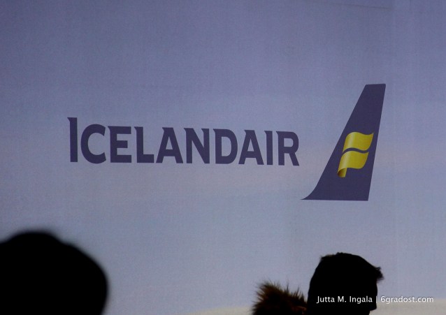 Check-in am Flughafen Keflavík