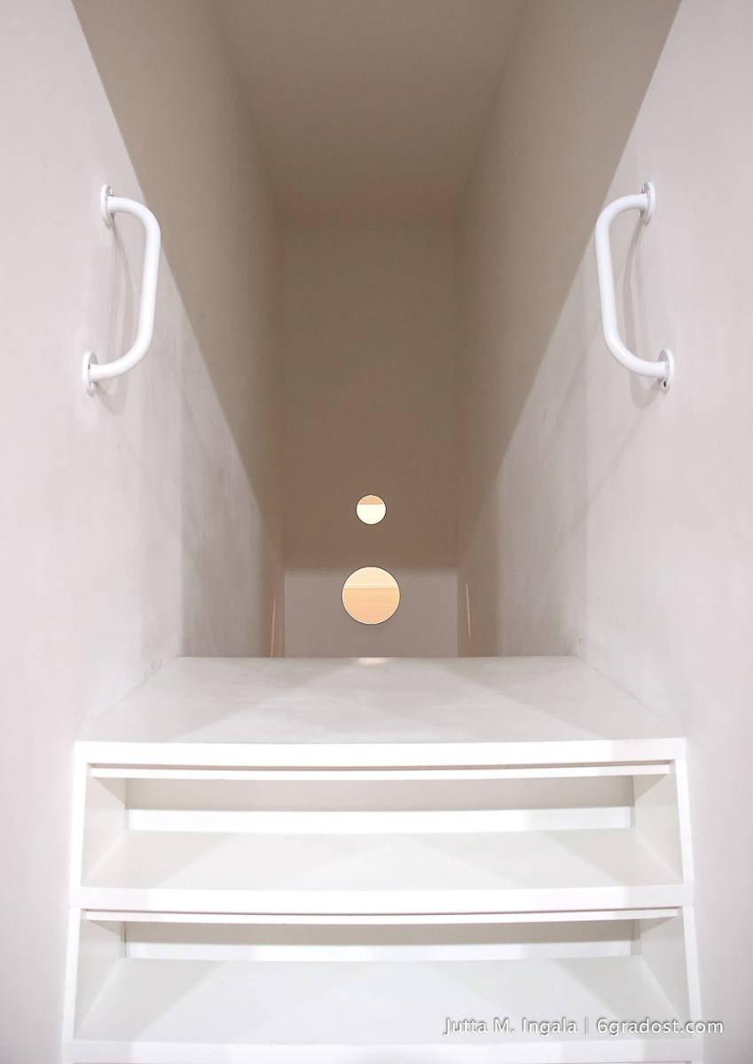 Hinaufsteigen und hinaussehen