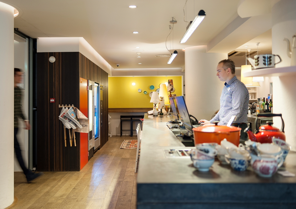 Lobby mit Suppentopf