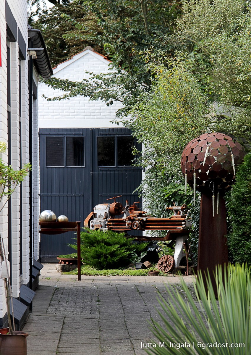 Schmiedekunst im Hinterhof