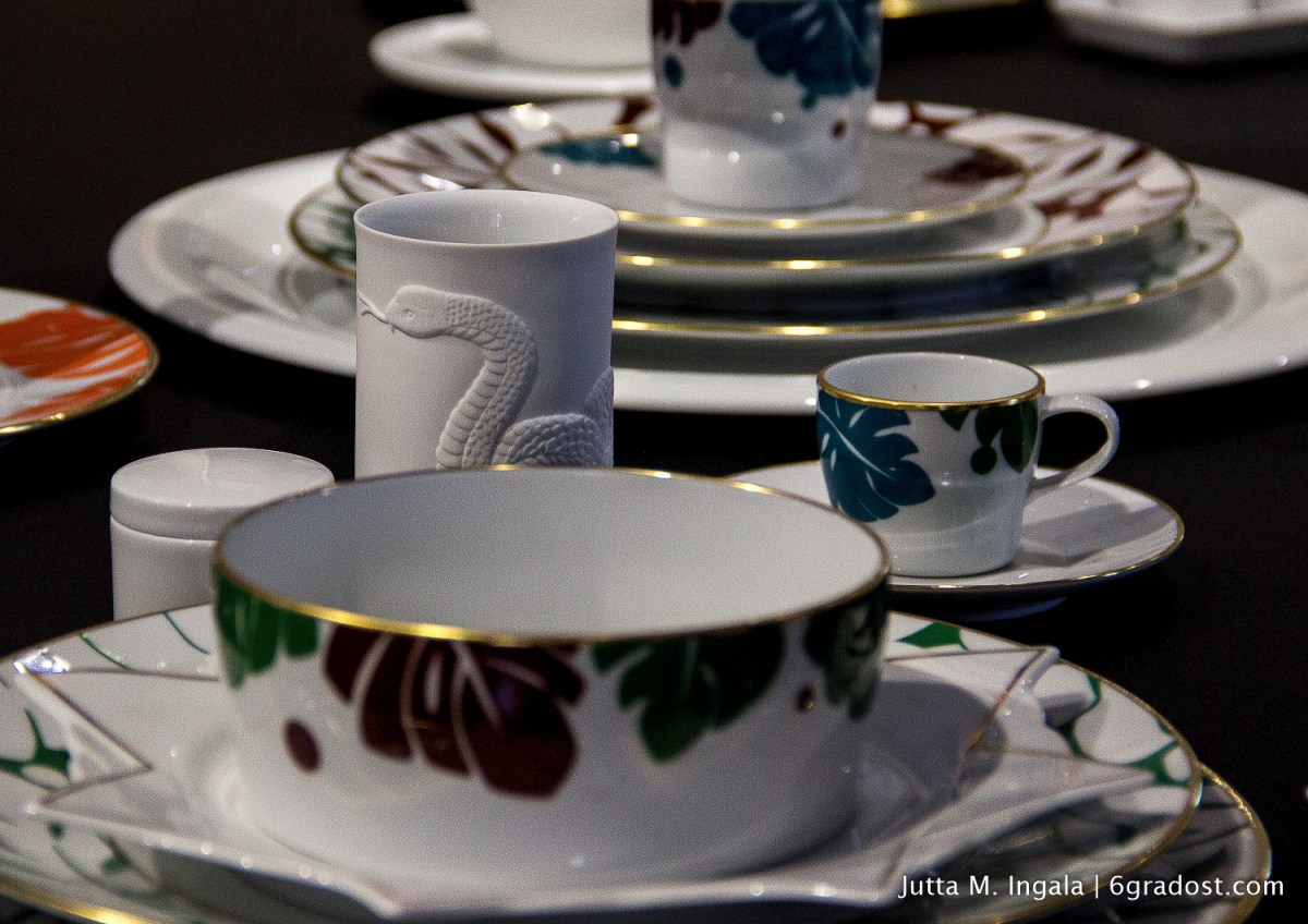 Spielerisch kombiniert Fürstenberg Farben und Formen